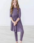 Vintage Violet 3/4 Pocket Twirl Dress - Next Generation Boutique