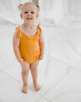 EG Organic Bubble Romper - Gold - Next Generation Boutique