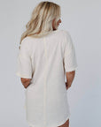 Jodi Tunic Dress - Oatmeal - Next Generation Boutique