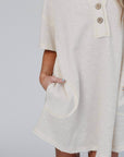 Jodi Tunic Dress - Oatmeal - Next Generation Boutique