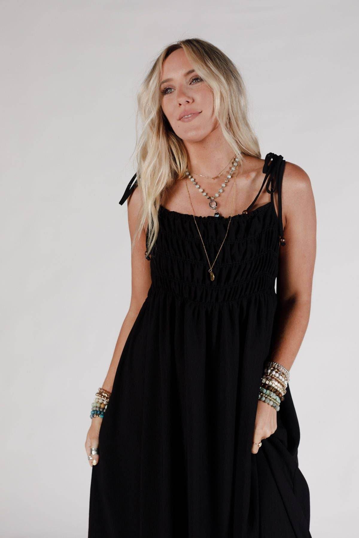 Nest Bohemian Grace Maxi Dress - Black Next Generation Boutique Nest Bohemian Grace Maxi Dress - Black Next Generation Boutique