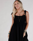 Nest Bohemian Grace Maxi Dress - Black - Next Generation Boutique