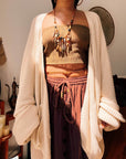 100% Organic Cotton Bohemian Oversized Sweater, Chic Cardi - Next Generation Boutique