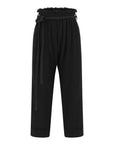 Paloma Paper Bag Pants - Black