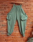 Organic Cotton Bamboo Beachy Boho Joggers, Hippie Pants - Next Generation Boutique