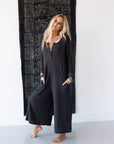 Simply Comfort Jumpsuit - Dark Gray - Next Generation Boutique