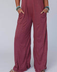 Essential Serene Jumpsuit - Marsala - Next Generation Boutique