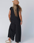 Daphne Scoop Neck Jumpsuit - Charcoal - Next Generation Boutique