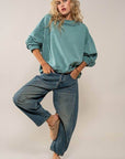 Distressed Essence Barrel Jeans - Next Generation Boutique
