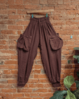 Organic Cotton Bamboo Beachy Boho Joggers, Hippie Pants - Next Generation Boutique