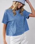 VINTAGE WASHED BETTY SHORT SLEEVE CASUAL TEE - Next Generation Boutique
