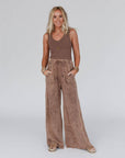 Relaxing Robin Wide Leg Pant - New Mocha - Next Generation Boutique