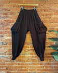 Organic Cotton Bamboo Beachy Boho Joggers, Hippie Pants - Next Generation Boutique