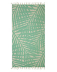 Palm Leaf Turkish Cotton Terry Beach Bath Towels Lake Pool
