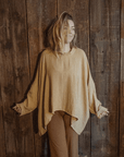 Organic Boho Unisex Pullover Flowy Shirt, Bamboo Long Sleeve - Next Generation Boutique