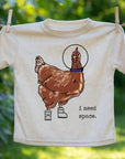 I Need Space Funny Chicken Country Western Kid Clothing - Next Generation Boutique