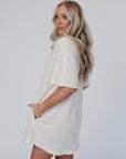 Jodi Tunic Dress - Oatmeal - Next Generation Boutique