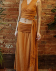 Forest Fiber Tencel Soft Bohemian Yoga Wrap Top, Multiway