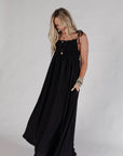 Nest Bohemian Grace Maxi Dress - Black - Next Generation Boutique