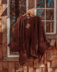 100% Organic Cotton Bohemian Oversized Sweater, Chic Cardi