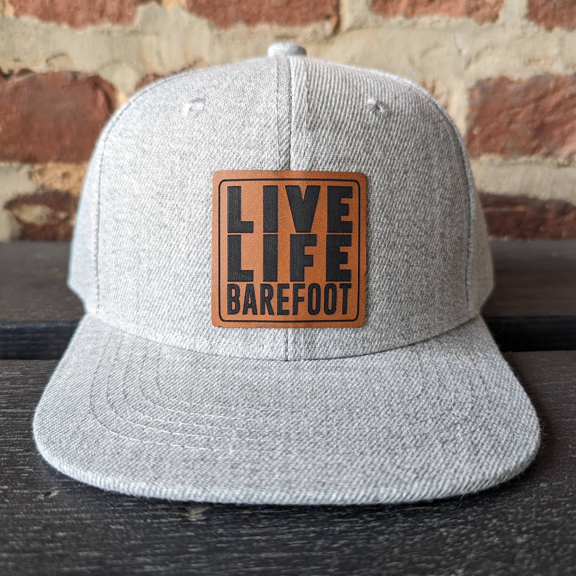 &quot;Live life Barefoot&quot; Trucker Hat for Outdoor Nature Kids