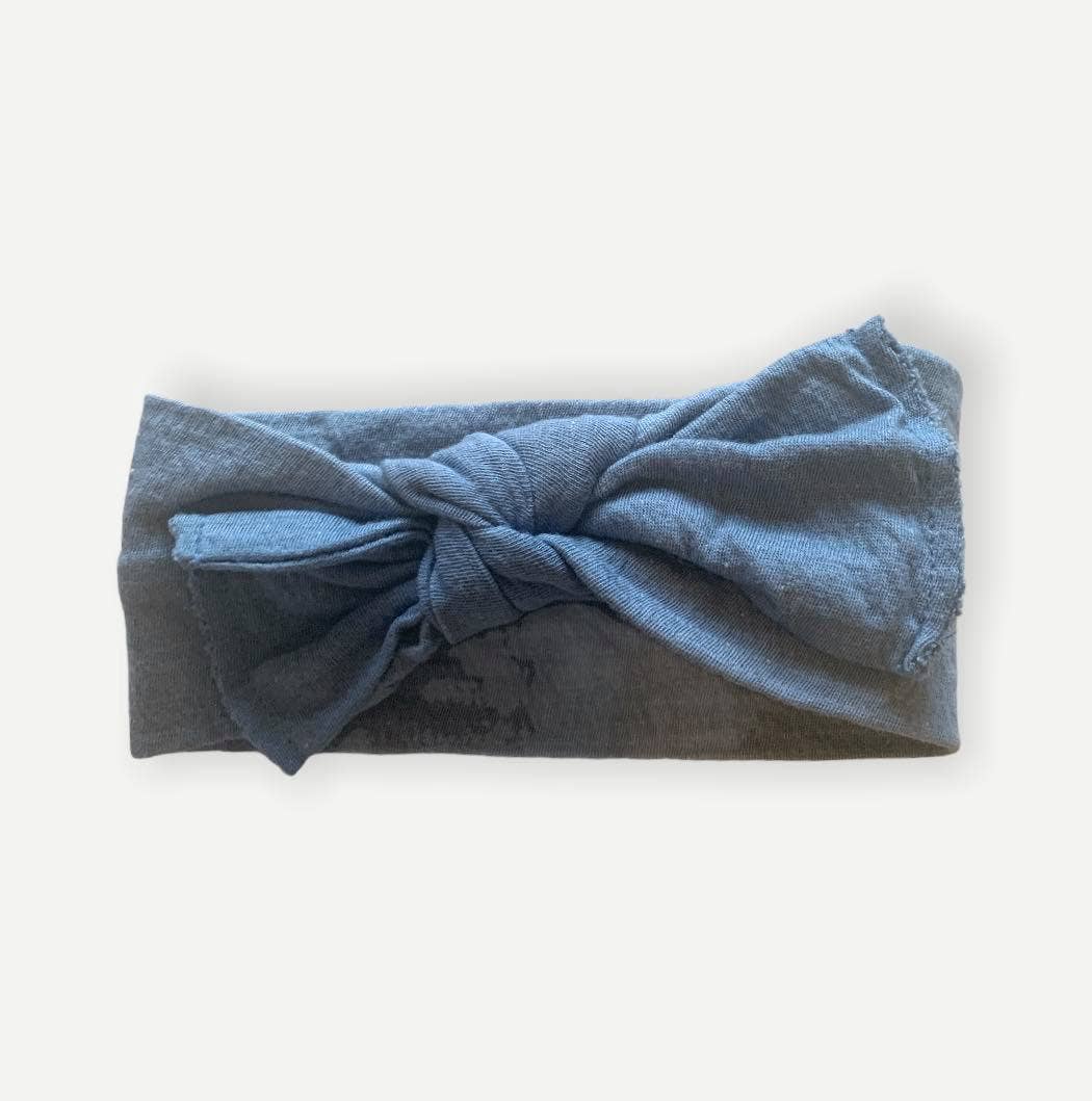 EG Organic Bow Knot - Faded Denim