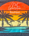 Next Generation T-shirt Cropped Charcoal Grey