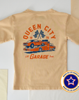 QUEEN CITY GARAGE TEE - VINTAGE CREAM