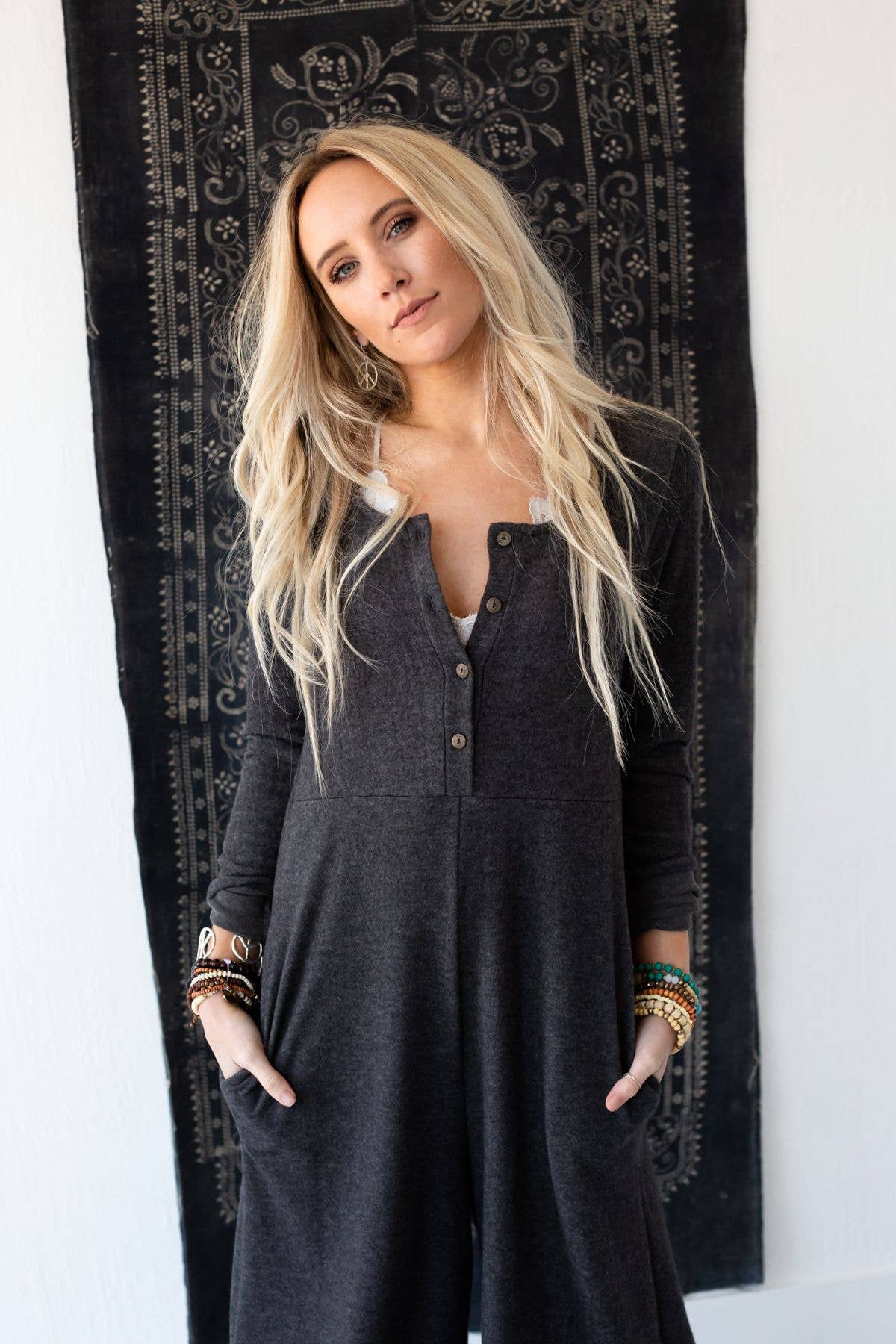 Simply Comfort Jumpsuit - Dark Gray