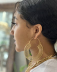 Janya Brass Hoops