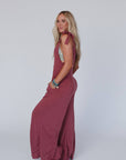 Essential Serene Jumpsuit - Marsala