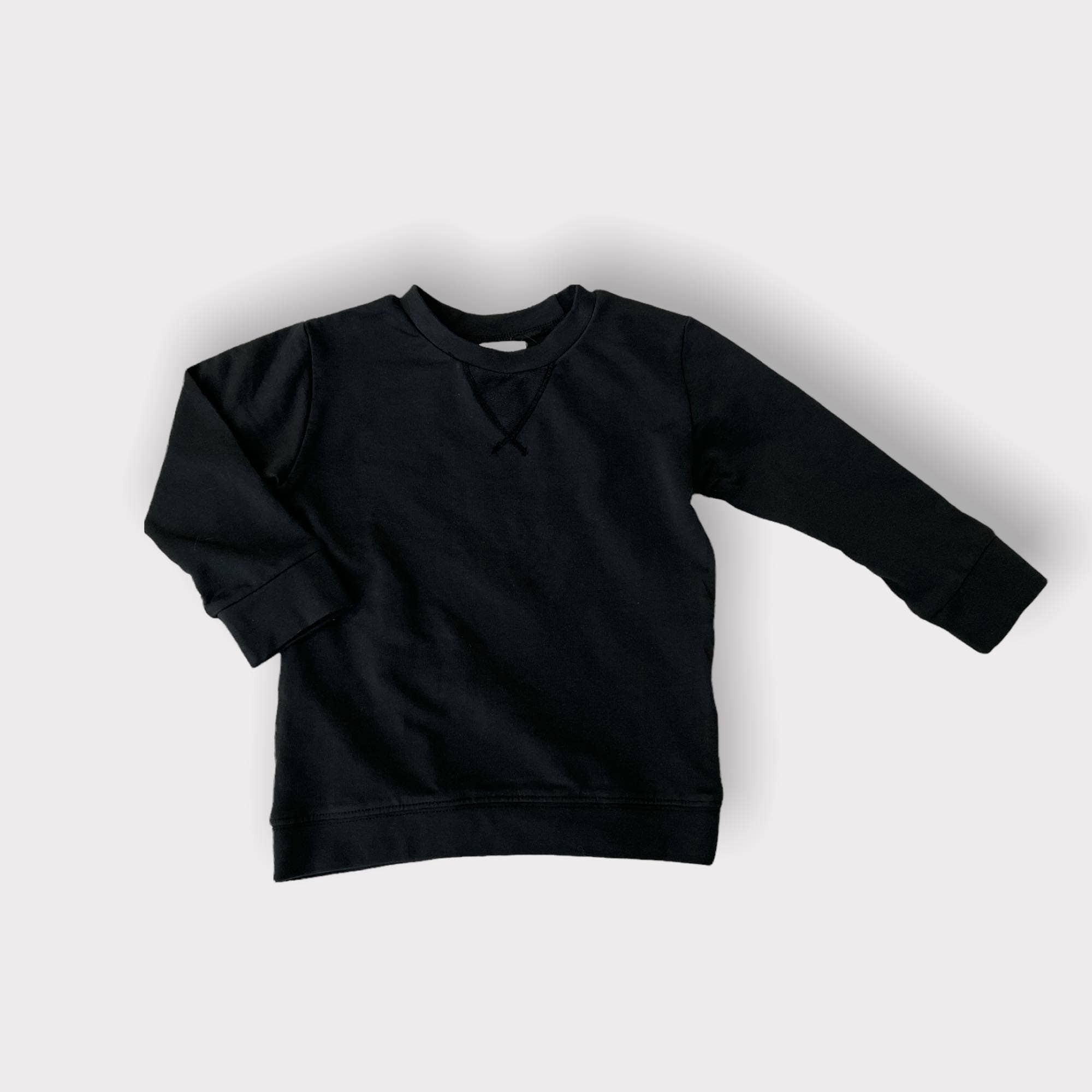 EG Organic Crewneck Sweatshirt - Jet Black