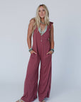 Essential Serene Jumpsuit - Marsala