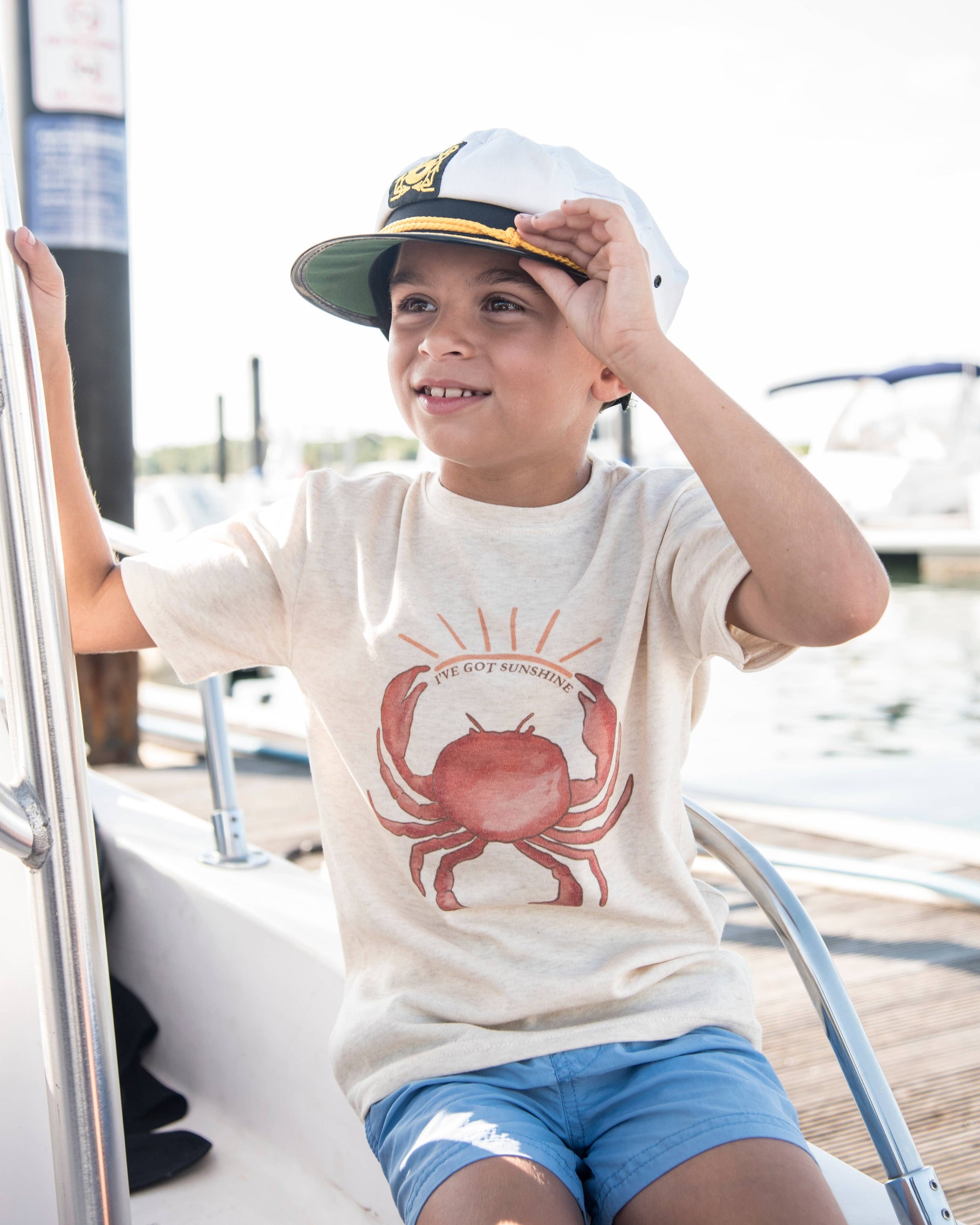 &quot;I&#39;ve got sunshine&quot; Beach Crab Ocean Unisex Clothes for Kids