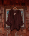 100% Organic Cotton Bohemian Oversized Sweater, Chic Cardi