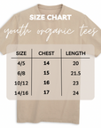 Youth Organic Cotton Tee - Black