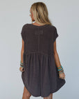 Sweet Nothings Baby Doll Dress - Charcoal