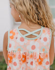 Kids Sage & Rust Retro Flower Spring Summer Short Set - Next Generation Boutique