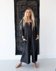 Simply Comfort Jumpsuit - Dark Gray