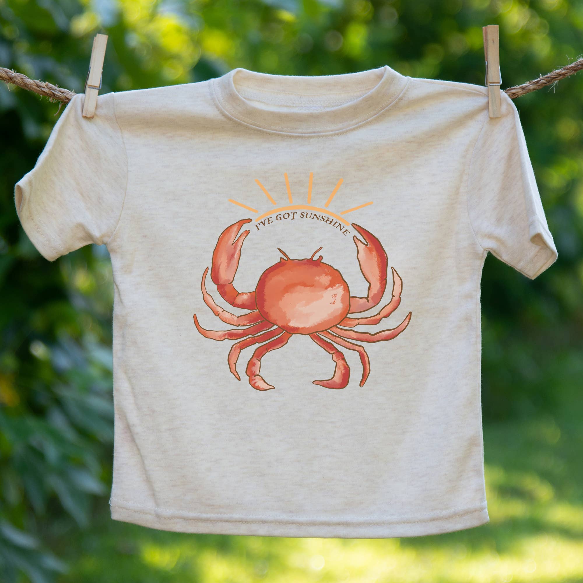 &quot;I&#39;ve got sunshine&quot; Beach Crab Ocean Unisex Clothes for Kids