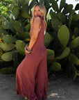 Essential Serene Jumpsuit - Marsala