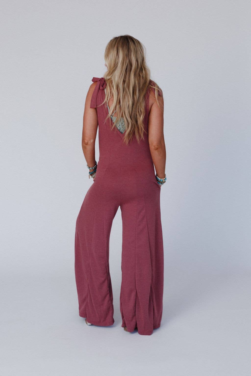 Essential Serene Jumpsuit - Marsala