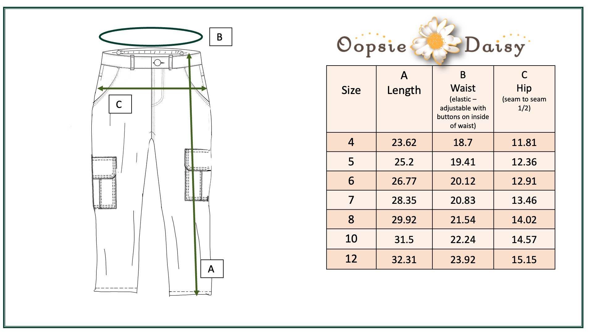 Kids Mustard Khaki Denim Cargo Jean Pants With Pockets - Next Generation Boutique