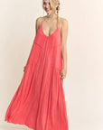 Mineral Wash Maxi Cami Dress