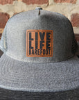 "Live life Barefoot" Trucker Hat for Outdoor Nature Kids