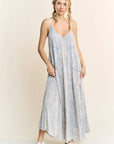 Mineral Wash Maxi Cami Dress